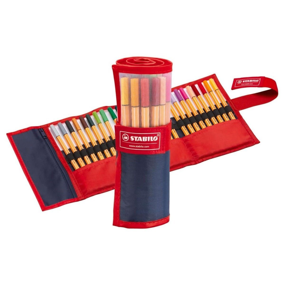 Stabilo Point 88 İnce Uçlu Keçeli Kalem Rollerset 25 Renk
