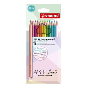Stabilo Aquacolor Pastellove Seti 12li