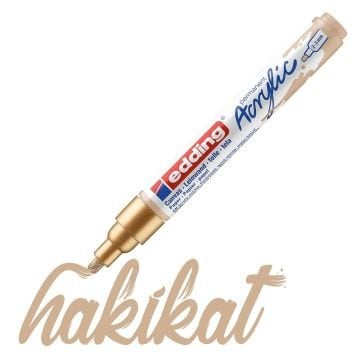 Edding 5100 Akrilik Markör 2-3mm Yuvarlak Uç Altın