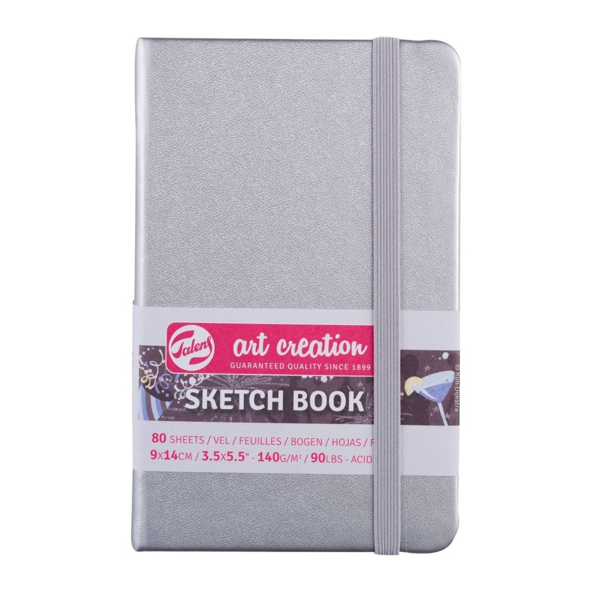 Talens Art Creation Eskiz Bloğu Sert Kapak 140gr 9x14cm Gümüş 80yp