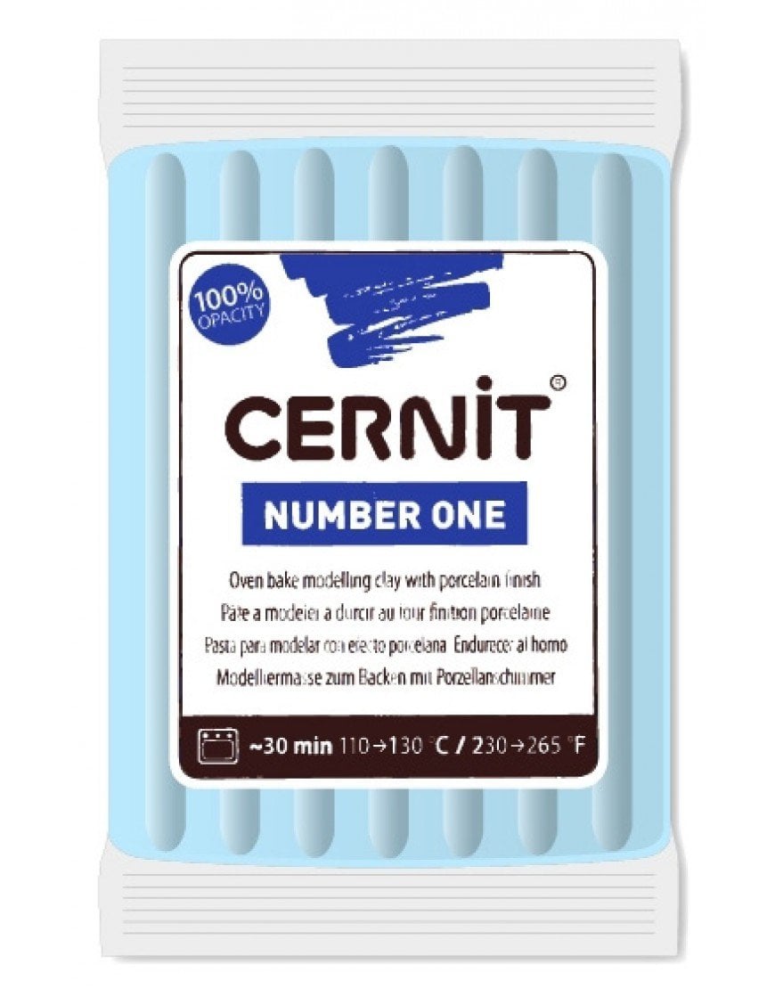 Cernit Number One Polimer Kil 56gr Sky Blue  214