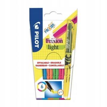 Pilot Frixion Light Silinebilir Mürekkepli Marker Kalem 4mm Seti 6lı Neon