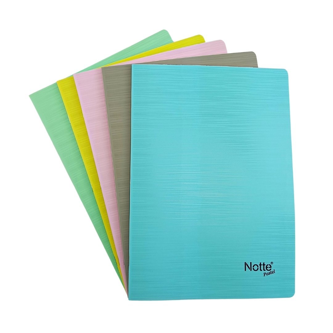 Notte PP Kapak Okul Defteri Pastel A4 60yp Çizgili