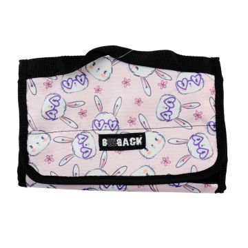 BBack 4 Gözlü Kalem Çantası Dörtgen Tavşan