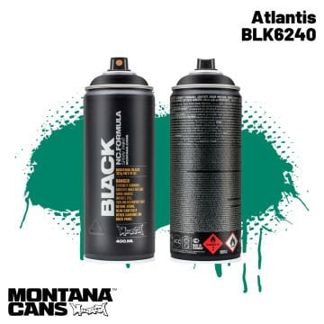Montana Black Sprey Boya 400ml BLK6240 Atlantis