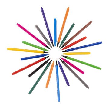 Bruynzeel İnce Uçlu Keçeli Kalem 0.4mm Seti 24lü Basic