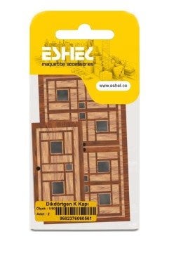 Eshel Maket Dikdörtgen K Kapı 1/50 2li