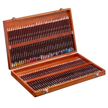 Derwent Coloursoft Kuru Boya Kalemi 72 Renk Özel Ahşap Kutu