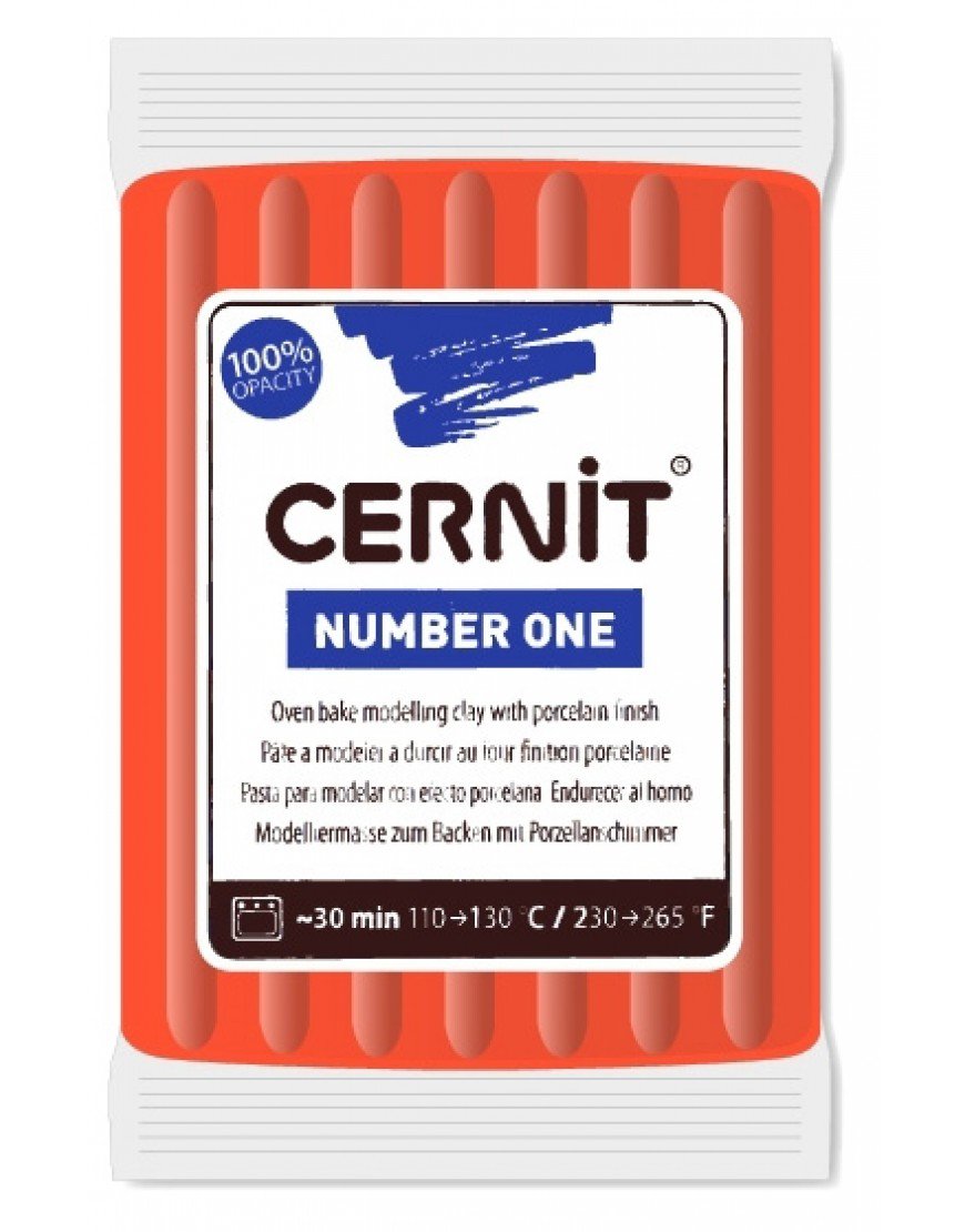 Cernit Number One Polimer Kil 56gr Poppy 428