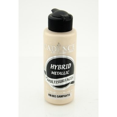 Cadence Multisurface Hybrid Hibrit Boya 803-Metalik Şampanya 120ml