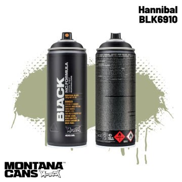 Montana Black Sprey Boya 400ml BLK6910 Hannibal