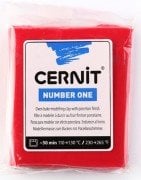 Cernit Number One Polimer Kil 56gr Xmas Red 463