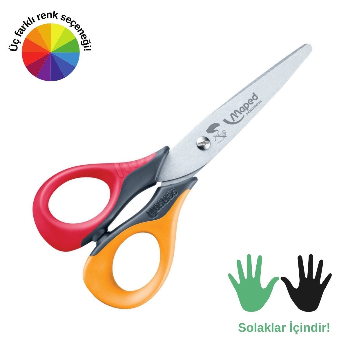 Maped 13cm Sensoft Solak Makas