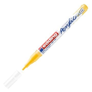 Edding 5300 Akrilik Markör 1-2mm Yuvarlak Uç Trafik Sarı