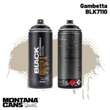 Montana Black Sprey Boya 400ml BLK7110 Gambetta