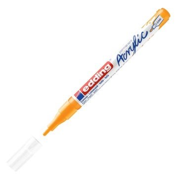 Edding 5300 Akrilik Markör 1-2mm Yuvarlak Uç Güneş Sarısı