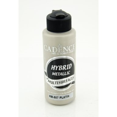 Cadence Multisurface Hybrid Hibrit Boya 807-Metalik Platin 120ml