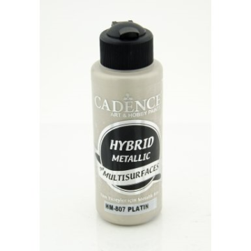 Cadence Multisurface Hybrid Hibrit Boya 807-Metalik Platin 120ml