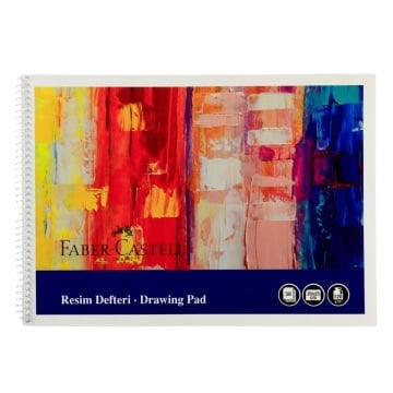 Faber Castell Karton Kapak Resim Defteri 25x35cm 120gr 30yp