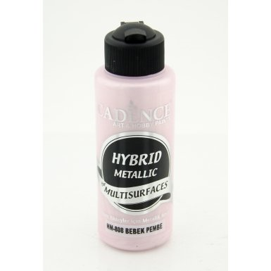 Cadence Multisurface Hybrid Hibrit Boya 808-Metalik Bebek Pembe 120ml