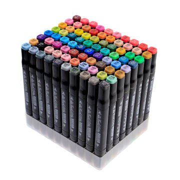 Art Elegant Bez Çantalı Touch Silky Marker Seti 80li