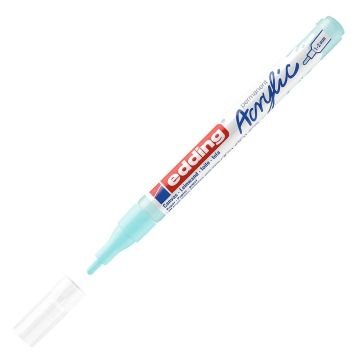 Edding 5300 Akrilik Markör 1-2mm Yuvarlak Uç Pastel Mavi
