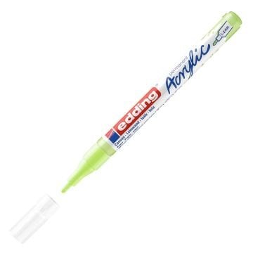 Edding 5300 Akrilik Markör 1-2mm Yuvarlak Uç Pastel Yeşil