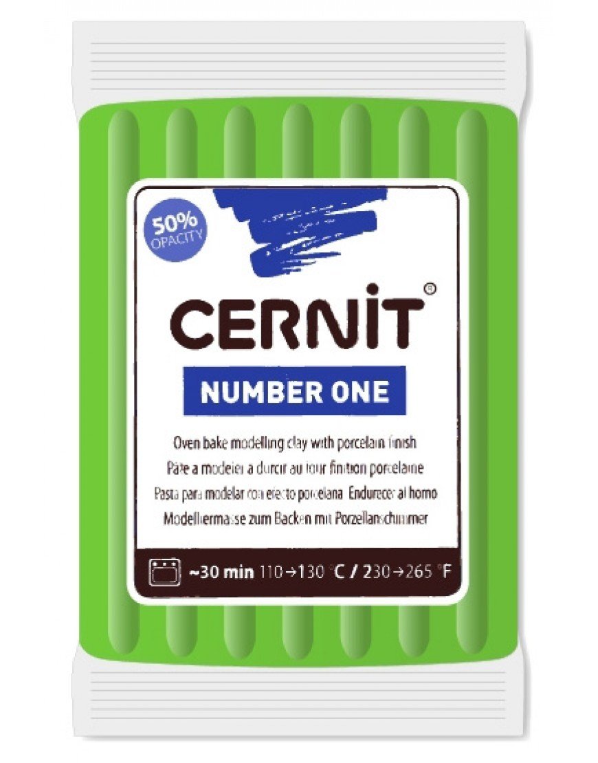 Cernit Number One Polimer Kil 56gr Light Green 611