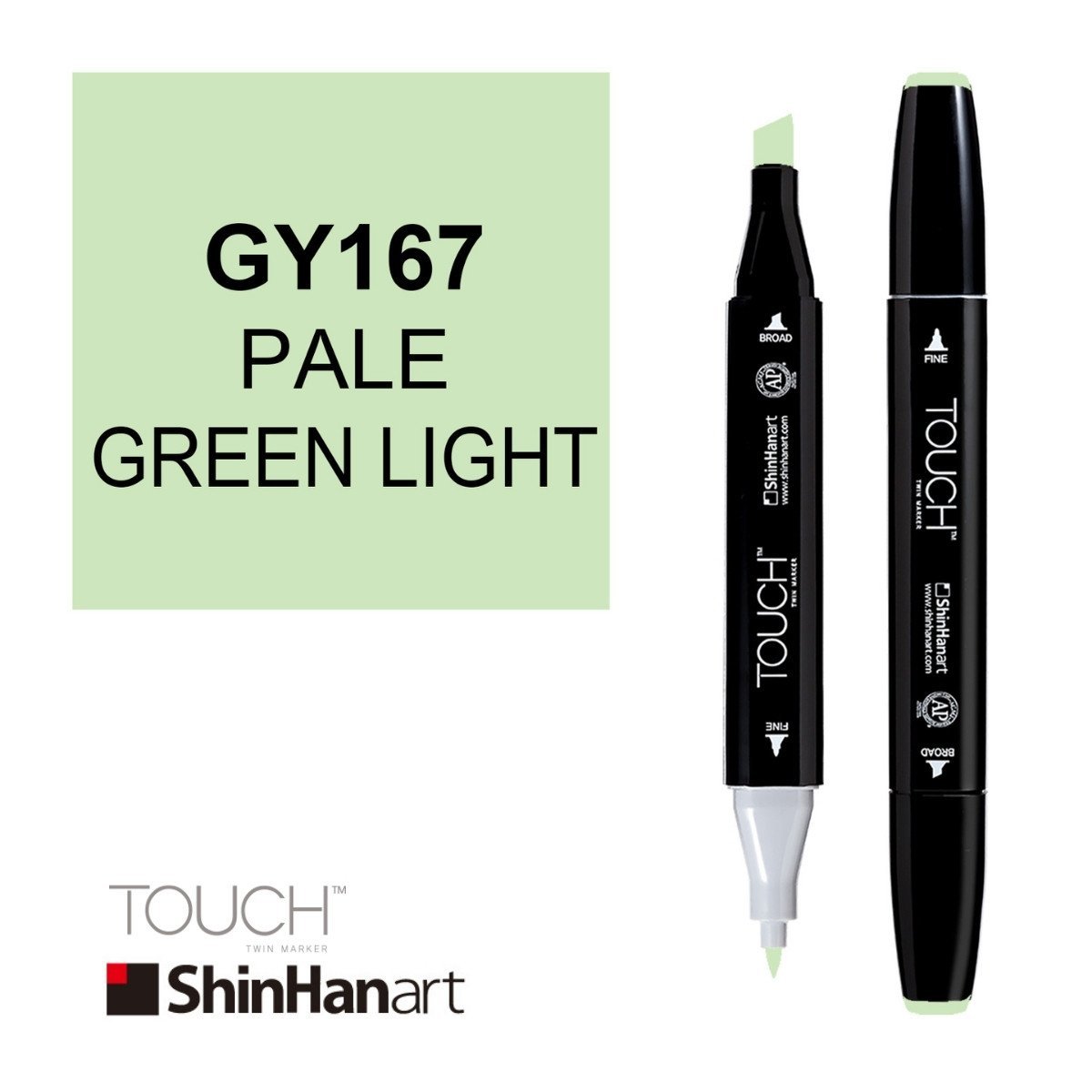 ShinHan Art Touch Twin Marker GY167 Pale Green Light