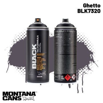 Montana Black Sprey Boya 400ml BLK7320 Ghetto