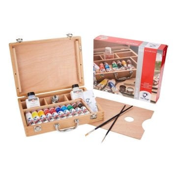 Talens Van Gogh Akrilik Boya Seti Ahşap Kutu 10 x 40ml