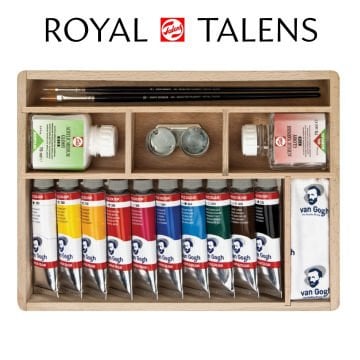 Talens Van Gogh Akrilik Boya Seti Ahşap Kutu 10 x 40ml