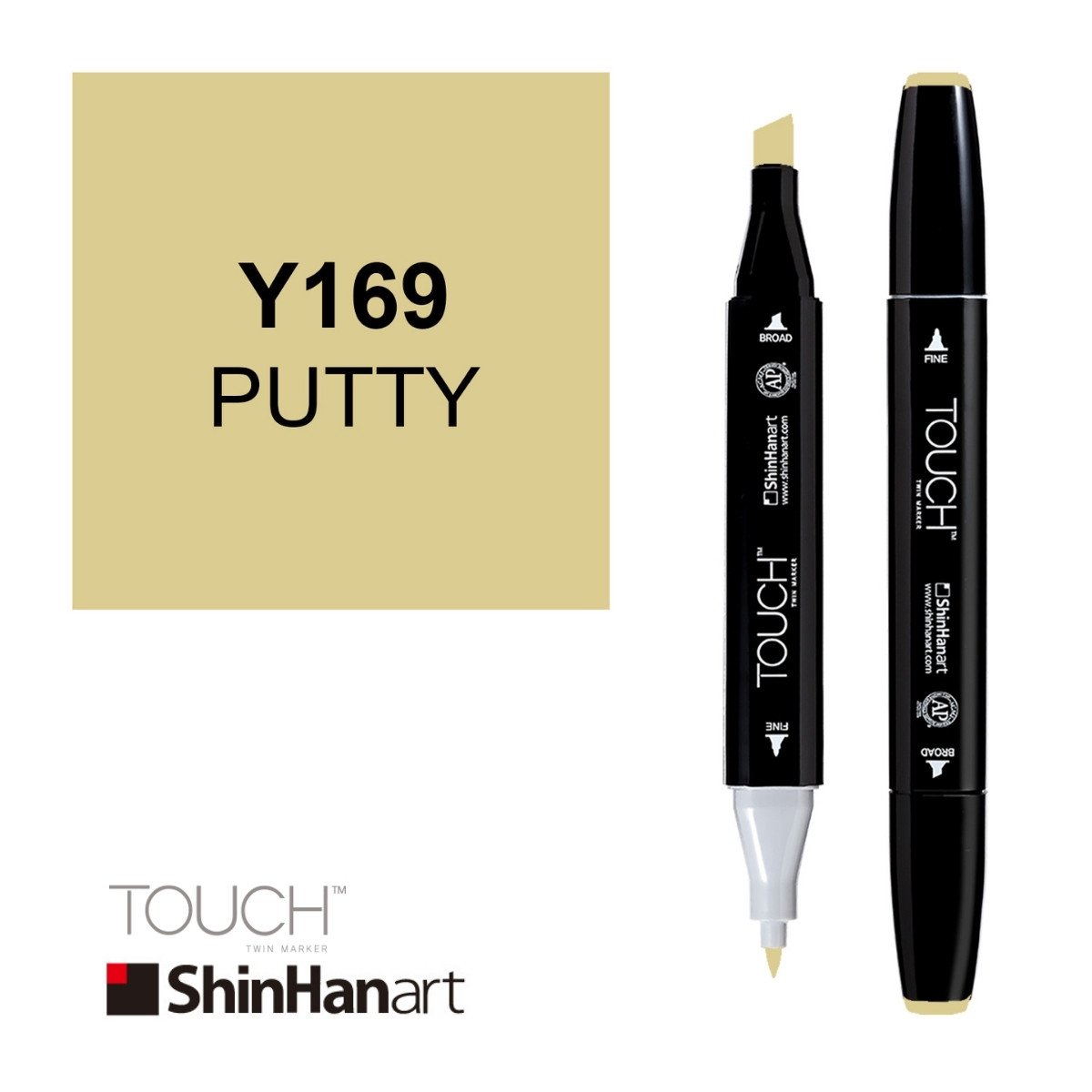 ShinHan Art Touch Twin Marker Y169 Putty