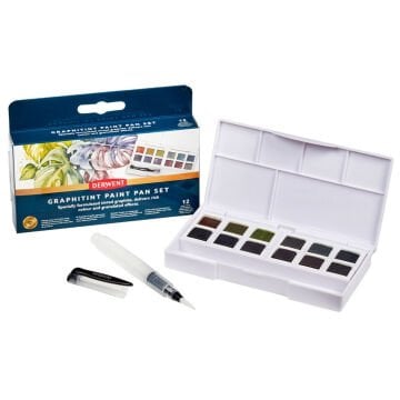 Derwent Graphitint Paint Pan Seti 12li