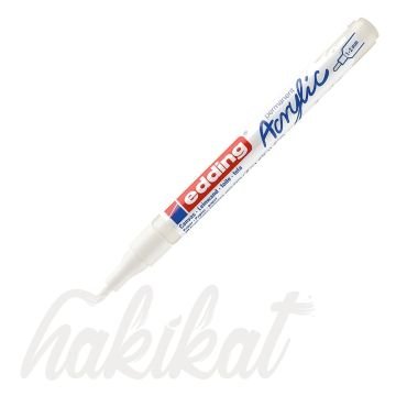 Edding 5300 Akrilik Markör 1-2mm Yuvarlak Uç Trafik Beyaz