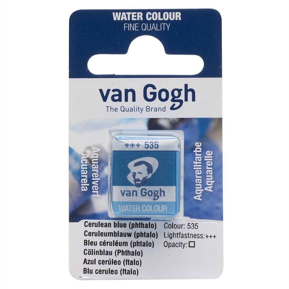 Van Gogh Suluboya Tablet 535 Cerulean Blue Pht