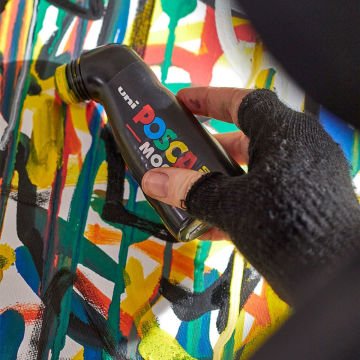Uni POSCA MOP'R PCM-22 3.0-19.0mm Su Bazlı Mop Markörü 8li