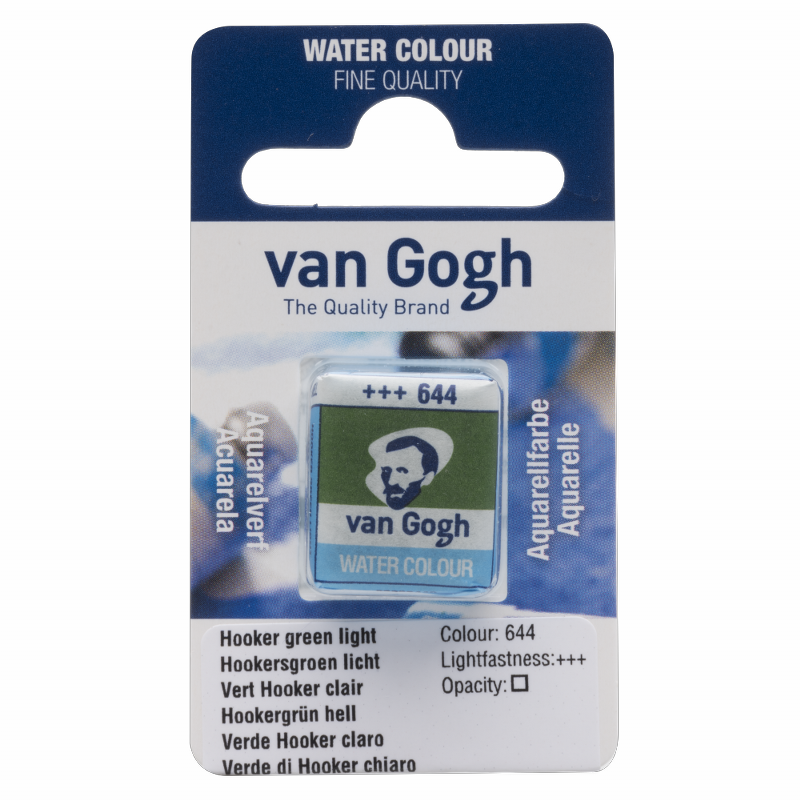 Van Gogh Suluboya Tablet 644 Hooker Green Lt