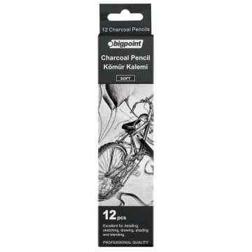 Bigpoint Charcoal Kömür Kalem Soft
