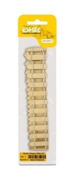 Eshel Maket Krem Ahşap Villa Çit 50cm