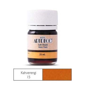 Artdeco Cam Vitray Boyası 25ml 15 Kahverengi
