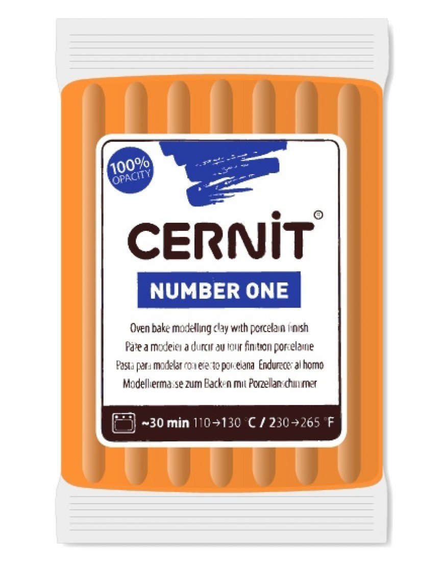 Cernit Number One Polimer Kil 56gr Orange 752