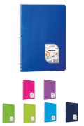 Çınar Defter Spiralli (Telli) Pp Kapak 4 Ortalı 96yp Kareli A4 Büyük