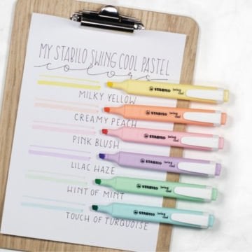 Stabilo Swing Cool Fosforlu İşaretleme Kalem Seti 8li Pastel