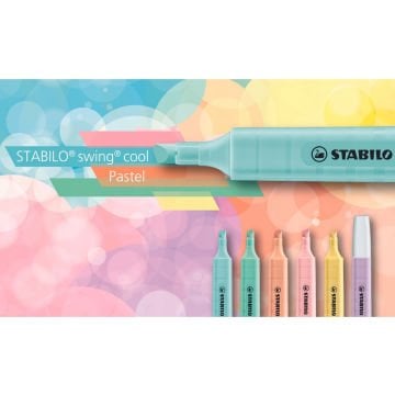Stabilo Swing Cool Fosforlu İşaretleme Kalem Seti 8li Pastel