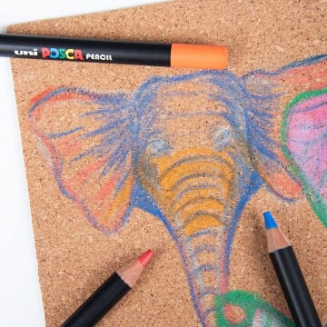 Uni Posca Yağlı Kuru Boya Kalemi 07 Khaki Green