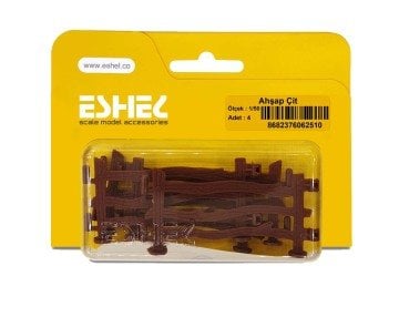 Eshel Maket Ahşap Çit 1/50 4lü