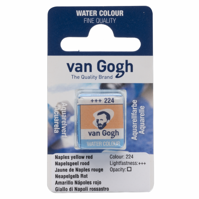 Van Gogh Suluboya Tablet 224 Naples Yellow Red