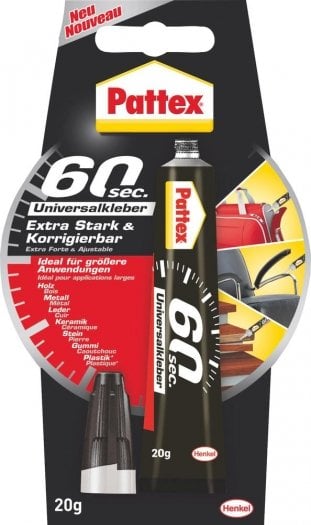 Pattex 60 Saniye Universal Yapıştırıcı 20g