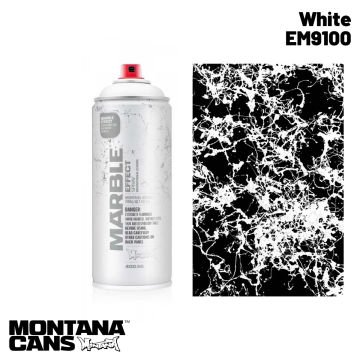 Montana Effect Marble Sprey Boya 400ml EM 9100 White